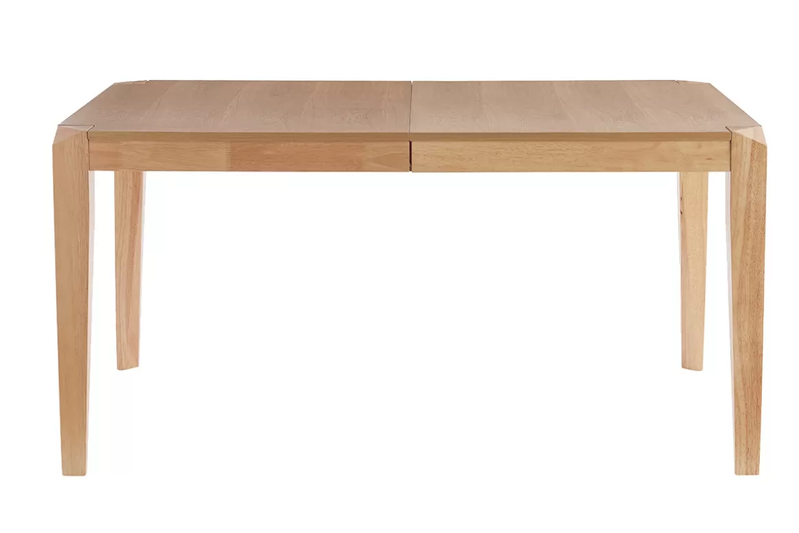 Miliboo Ausziehbarer Esstisch mit Eschen- und Hevea-Massivholzfurnier L150-180 cm BOLLY