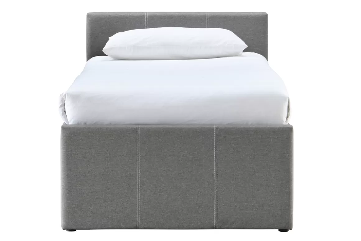 Kinder Miliboo Ausziehbett 90 x 195 grau MACCO