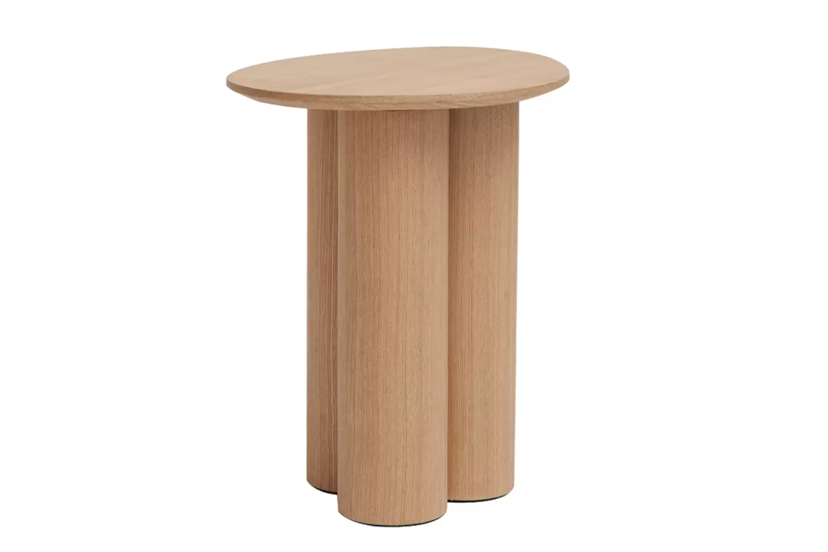 Miliboo Beistelltisch aus hellem Holz HOLLEN