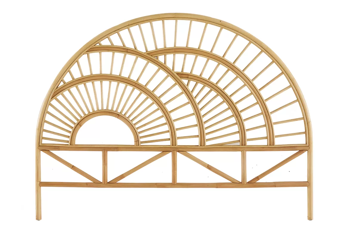 Miliboo Bettkopf aus Rattan B160 cm SUNNY