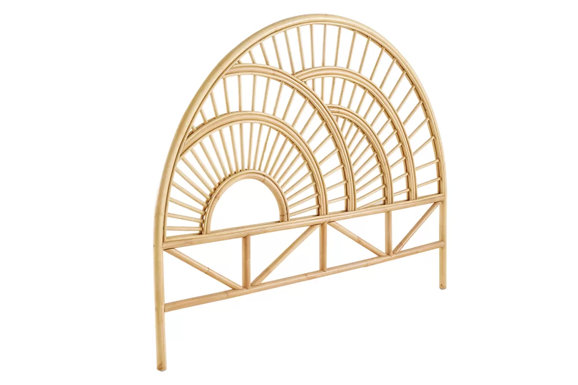 Miliboo Bettkopf aus Rattan B160 cm SUNNY