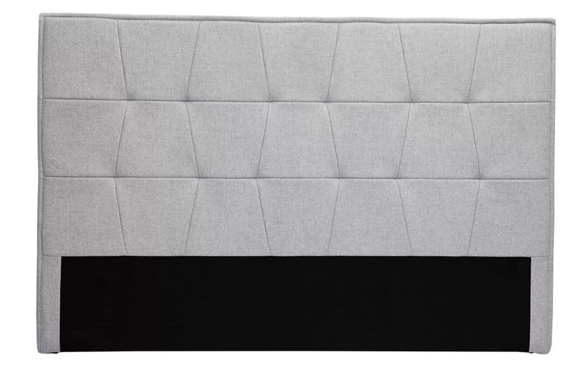Miliboo Bettkopfteil grauer Stoff L170 cm SUKA