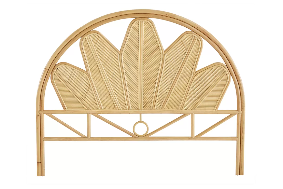 Miliboo Dekoratives Bettkopfteil aus Rattan B160 cm NALAH