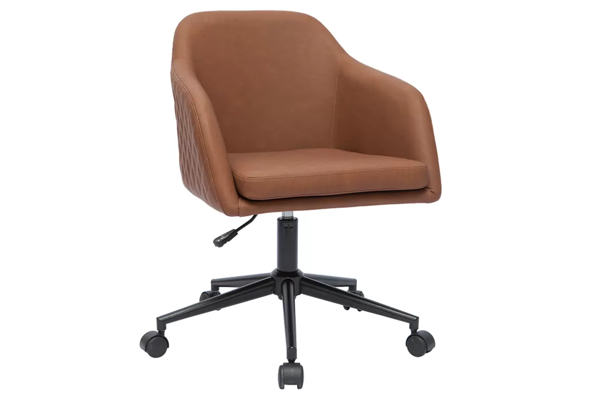 Miliboo Design-Bürostuhl braun DOUG