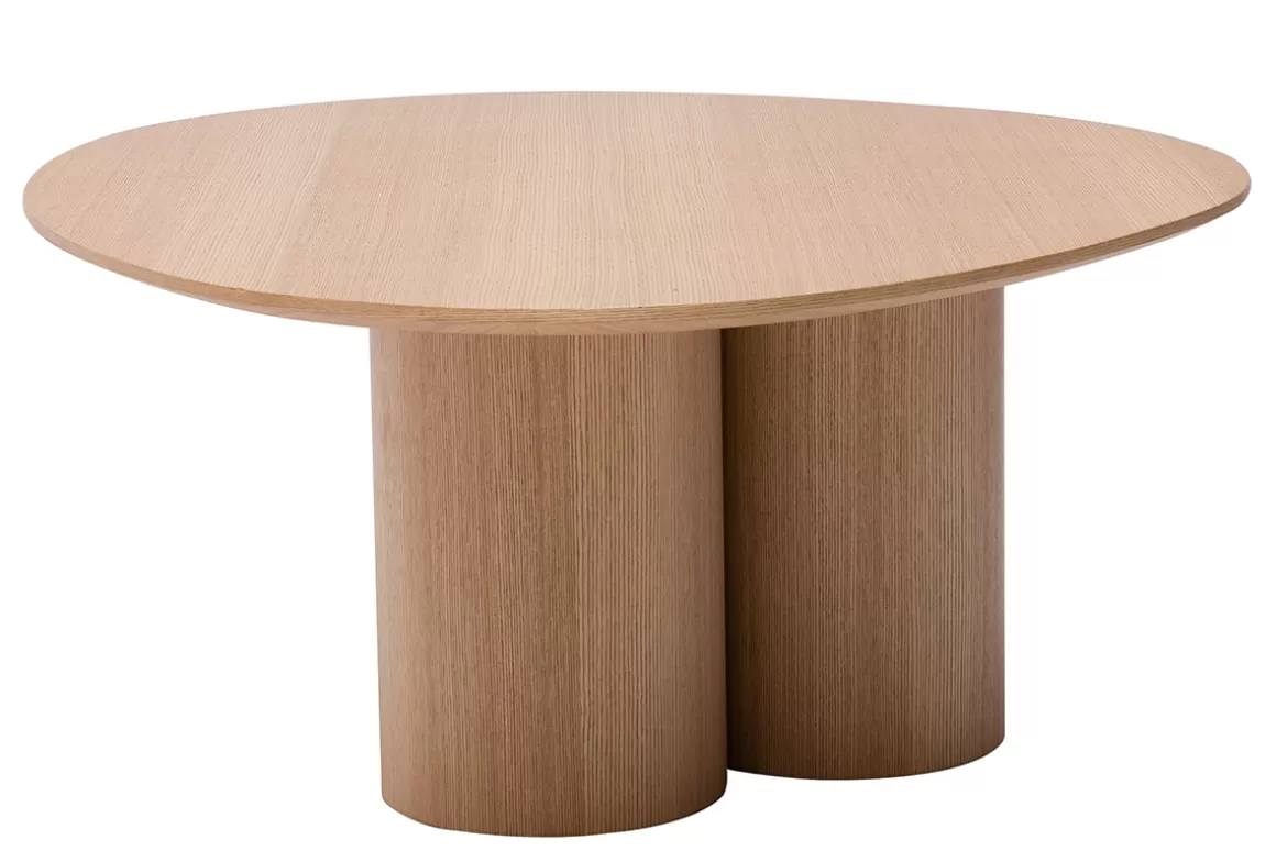 Miliboo Design-Couchtisch aus hellem Holz B100 cm HOLLEN