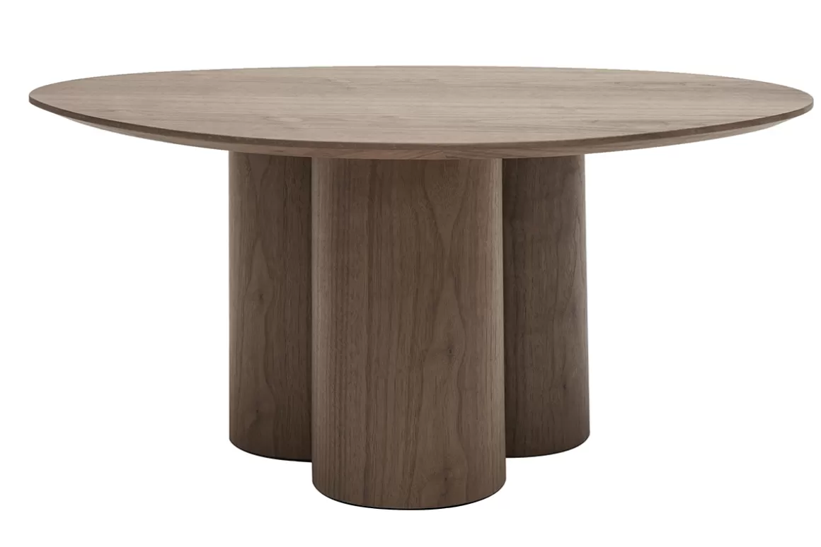 Miliboo Design-Couchtisch Walnuss HOLLEN