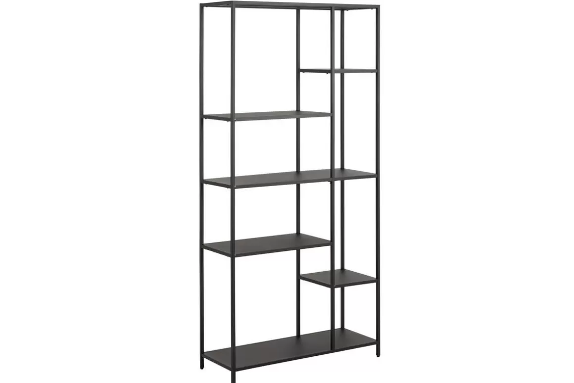 Miliboo Designer-Bücherschrank L79,5cm schwarzes Metall PODIUM