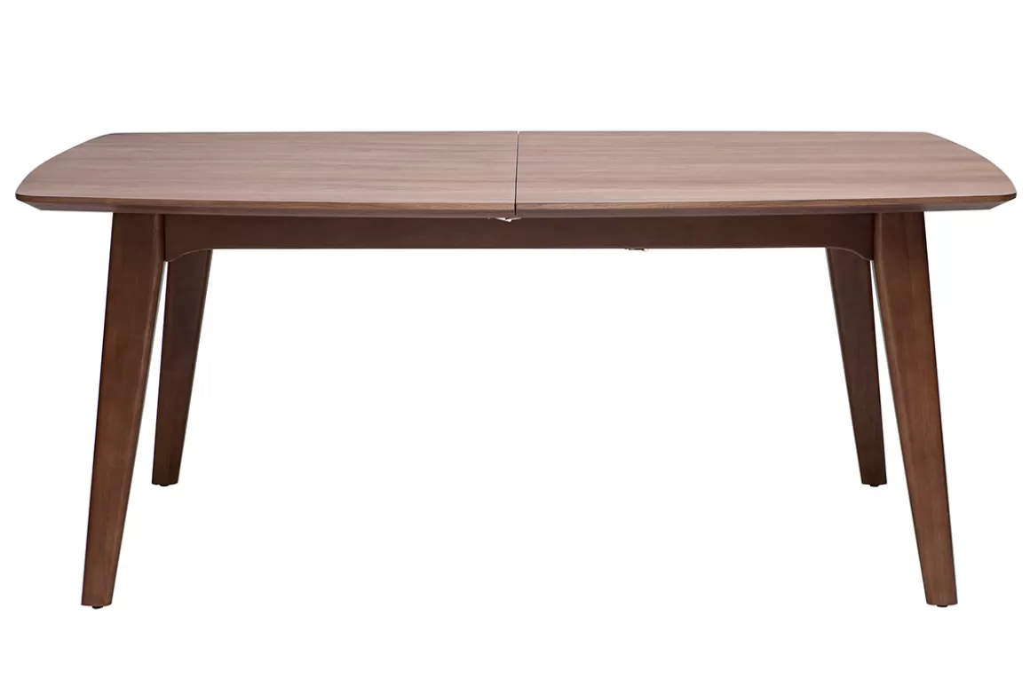 Miliboo Design-Esstisch ausziehbar Nussbaum L180-230 FIFTIES