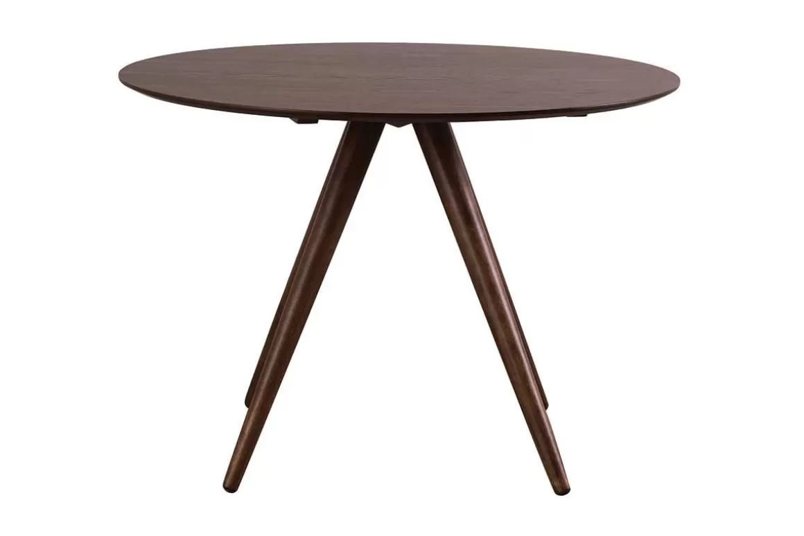 Miliboo Design-Esstisch rund Nussbaum D106 WALFORD