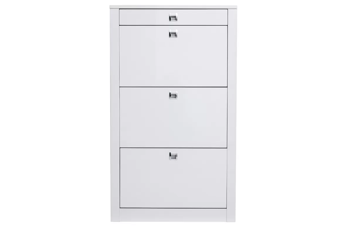 Miliboo Design-Schuhschrank DEVA Weiß