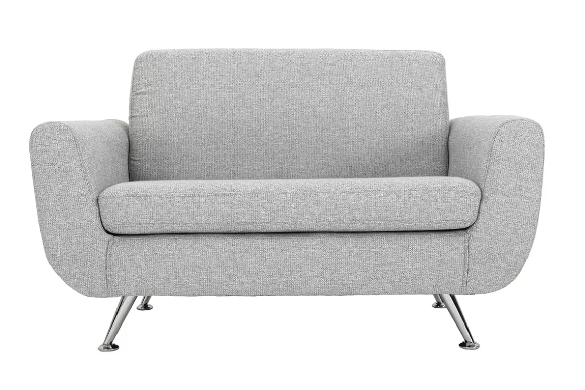Miliboo Design-Sofa 2 Plätze Grau PURE