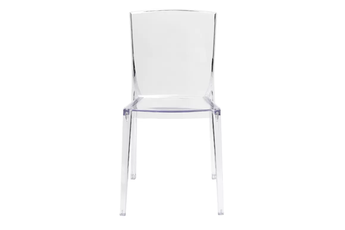 Miliboo Design-Stühle Transparent 2er-Set ISLAND