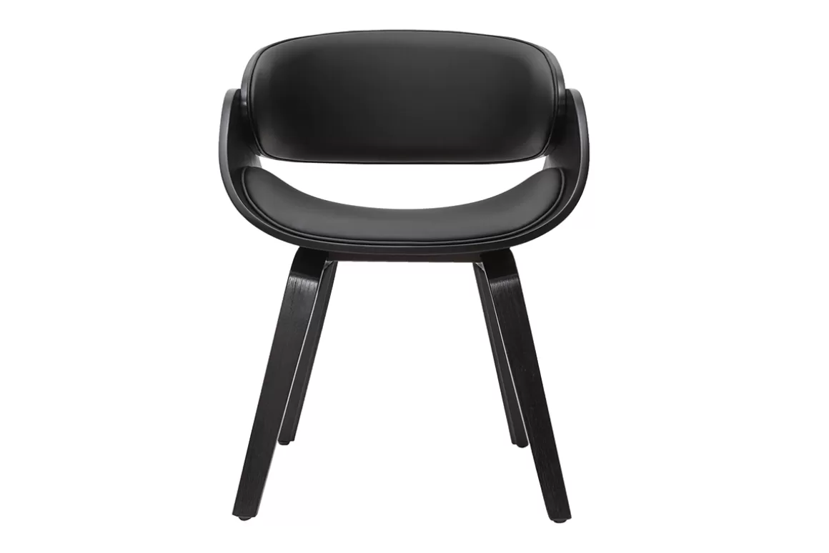 Miliboo Design-Stuhl in Schwarz BENT