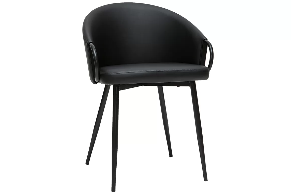 Miliboo Design-Stuhl schwarz PRECIO