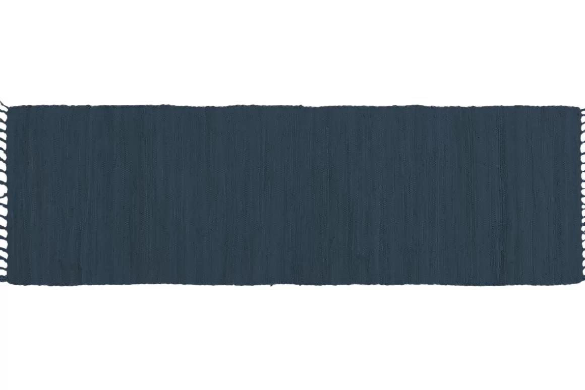 Miliboo Dunkelblauer Teppich 60 x 200 cm AUBAGNE