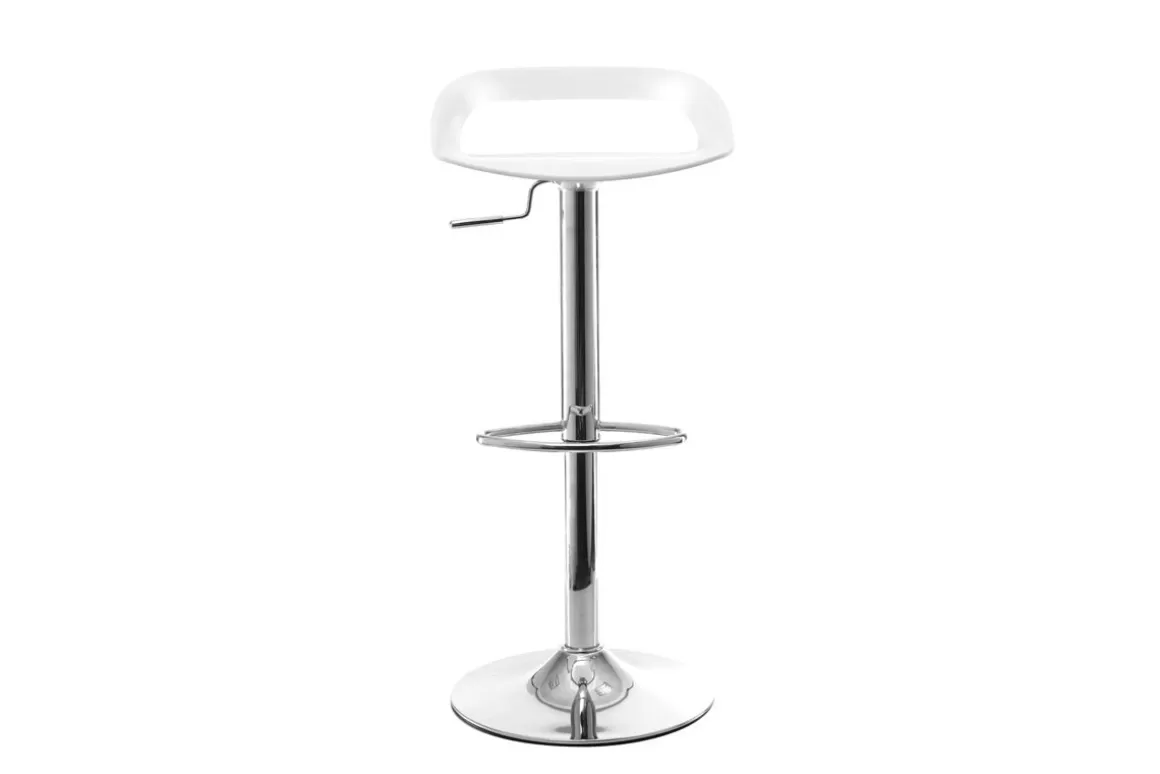Miliboo 2er-Set Design-Barhocker Weiß PHENIX