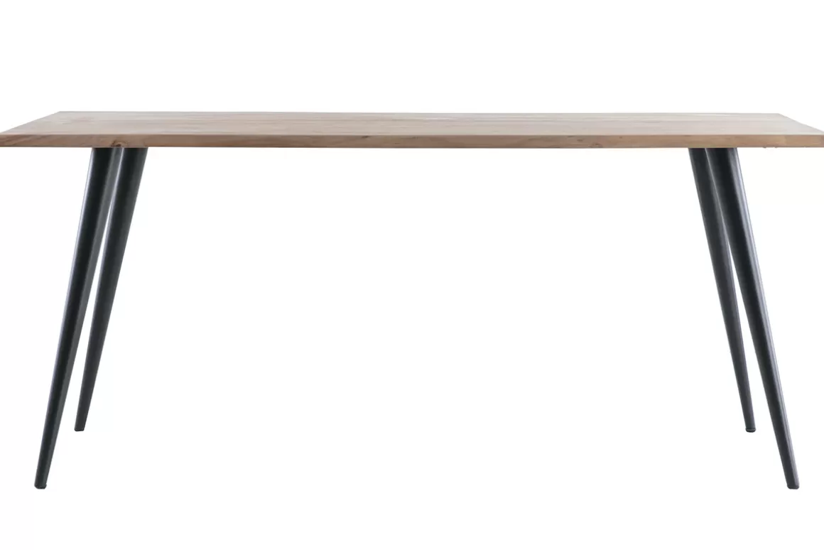Miliboo Esstisch aus Akazienholz und Metall L175 EDGE