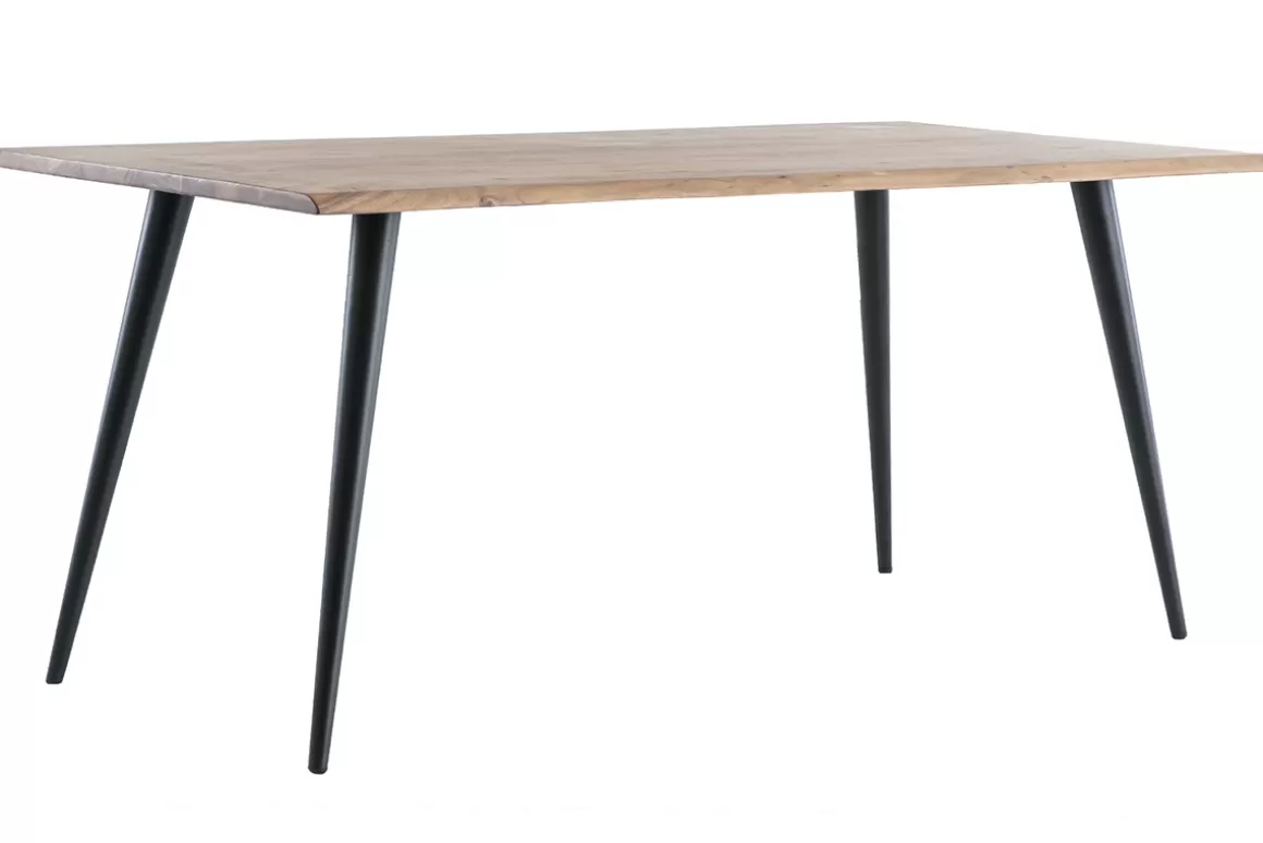 Miliboo Esstisch aus Akazienholz und Metall L175 EDGE
