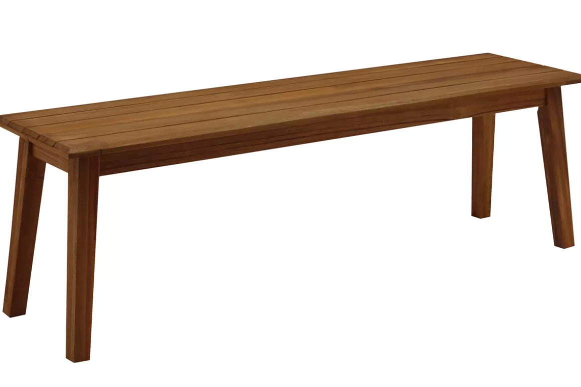 Miliboo Gartenbank aus Massivholz L145 cm CANOPEE