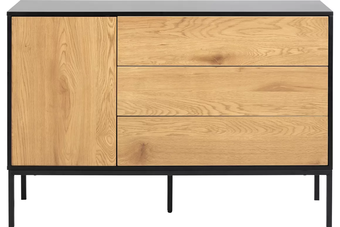 Miliboo Industrielle Anrichte aus Metall und Holz TRESCA