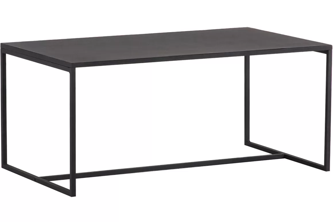 Miliboo Industrieller Couchtisch KARL schwarzes Metall