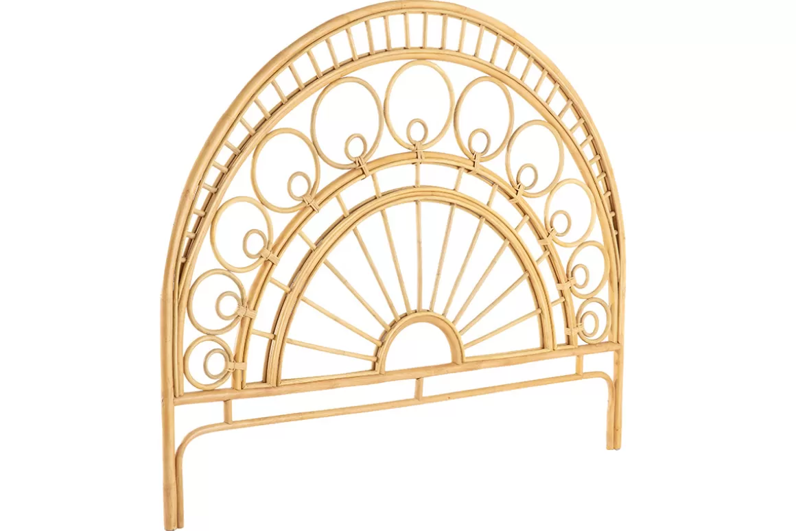Miliboo Kopfteil aus Rattan mit Muster B 160 cm SORAYA