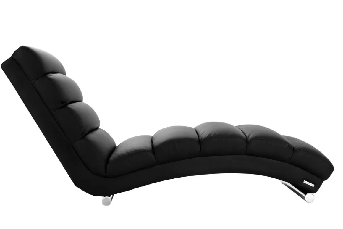 Miliboo Liegestuhl/Design-Stuhl TAYLOR Schwarz