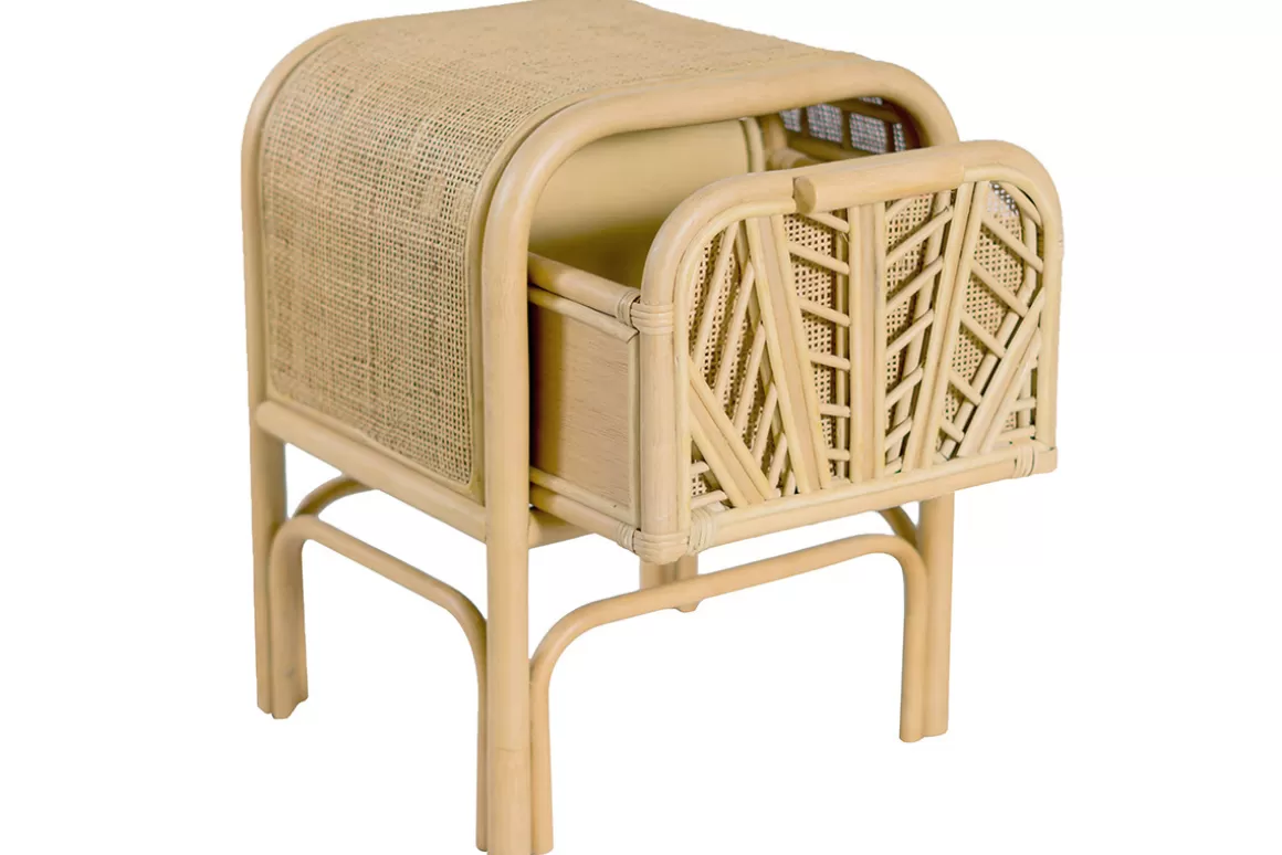 Miliboo Rattan-Nachttisch GALON