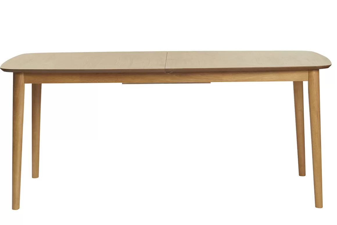 Miliboo Rechteckiger ausziehbarer Esstisch aus hellem Eichenholz B180-220 cm EGO