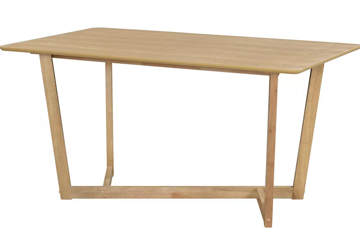 Miliboo Rechteckiger Design-Tisch aus hellem Holz L150 cm KOUK