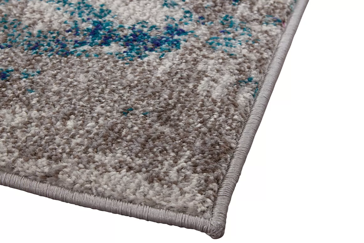 Miliboo Rechteckiger Teppich mit abstraktem Muster in Blau 160x230 cm CAPS