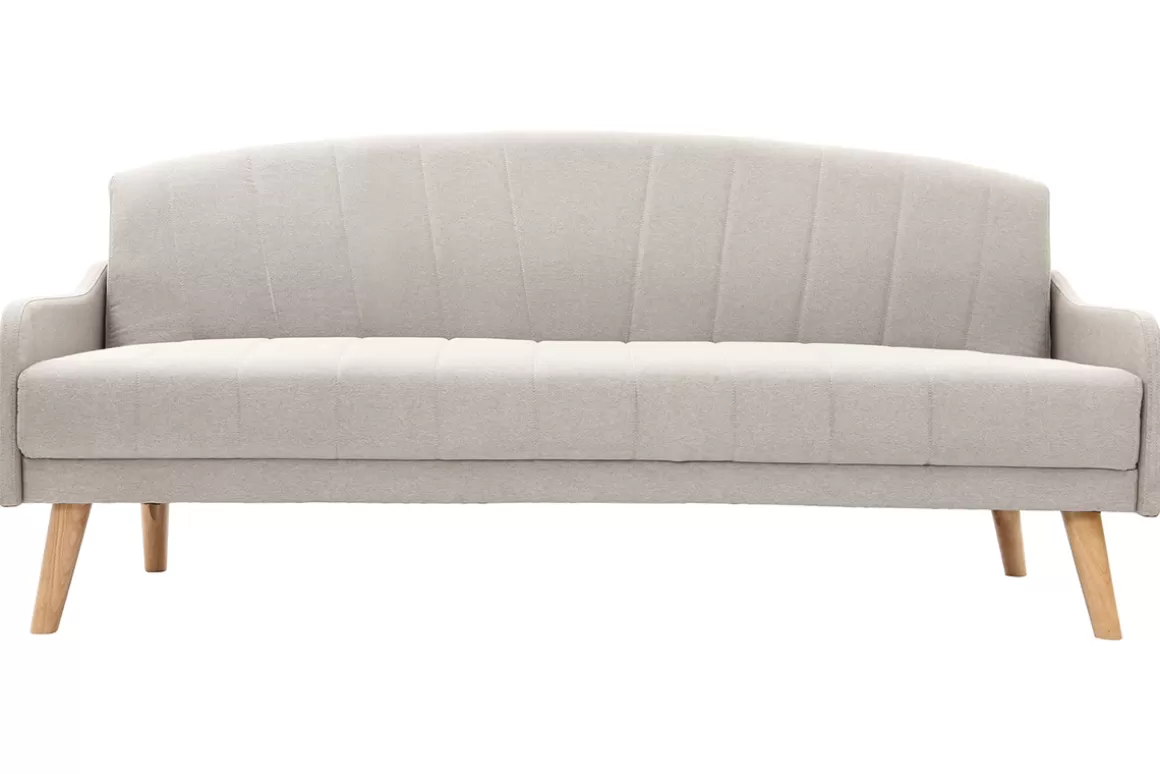 Miliboo Schlafsofa skandinavisches Design 3 Plätze Grau ARYA