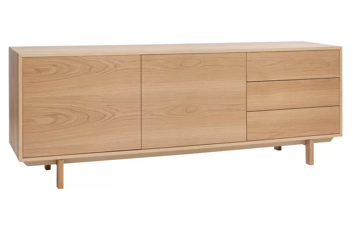 Miliboo Sideboard skandinavisch helles Holz B195cm SID