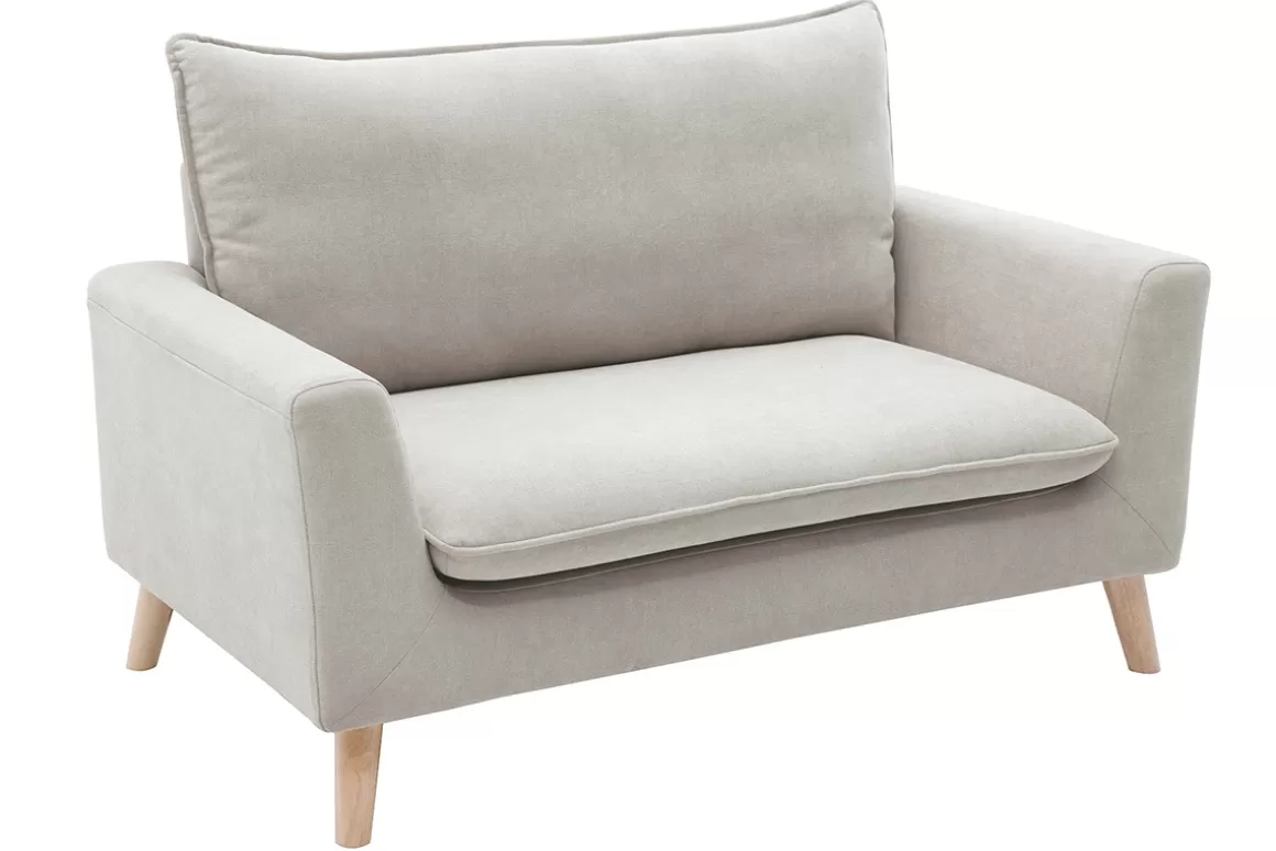 Miliboo Skandinavisches Sofa 2-Sitzer in Beige CREEP