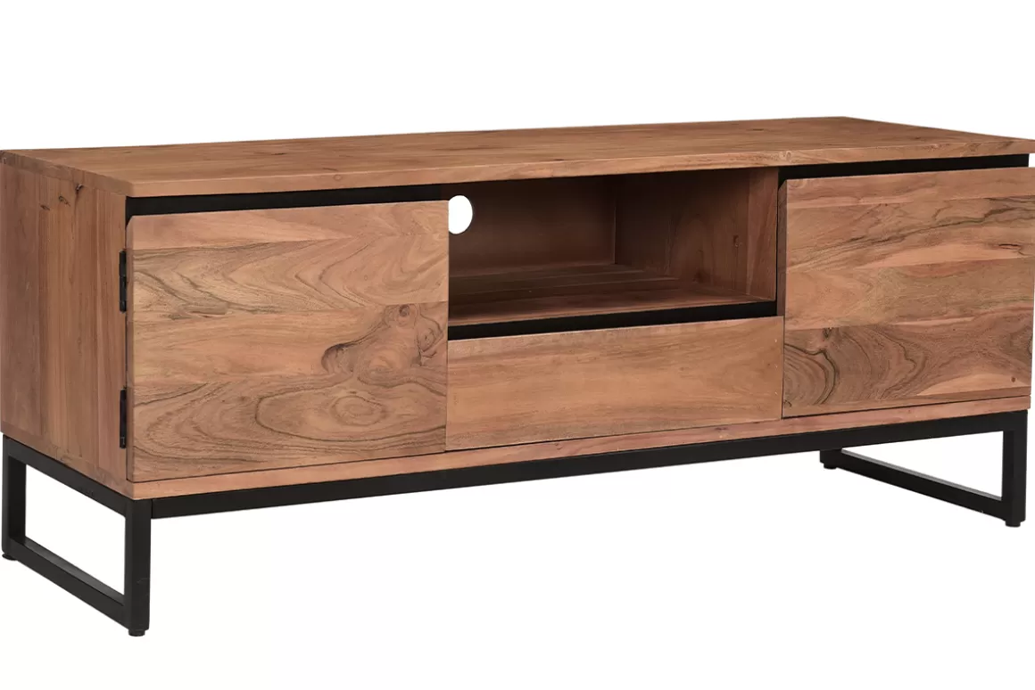 Miliboo TV-Möbel aus massivem Akazienholz L135 cm HOORN