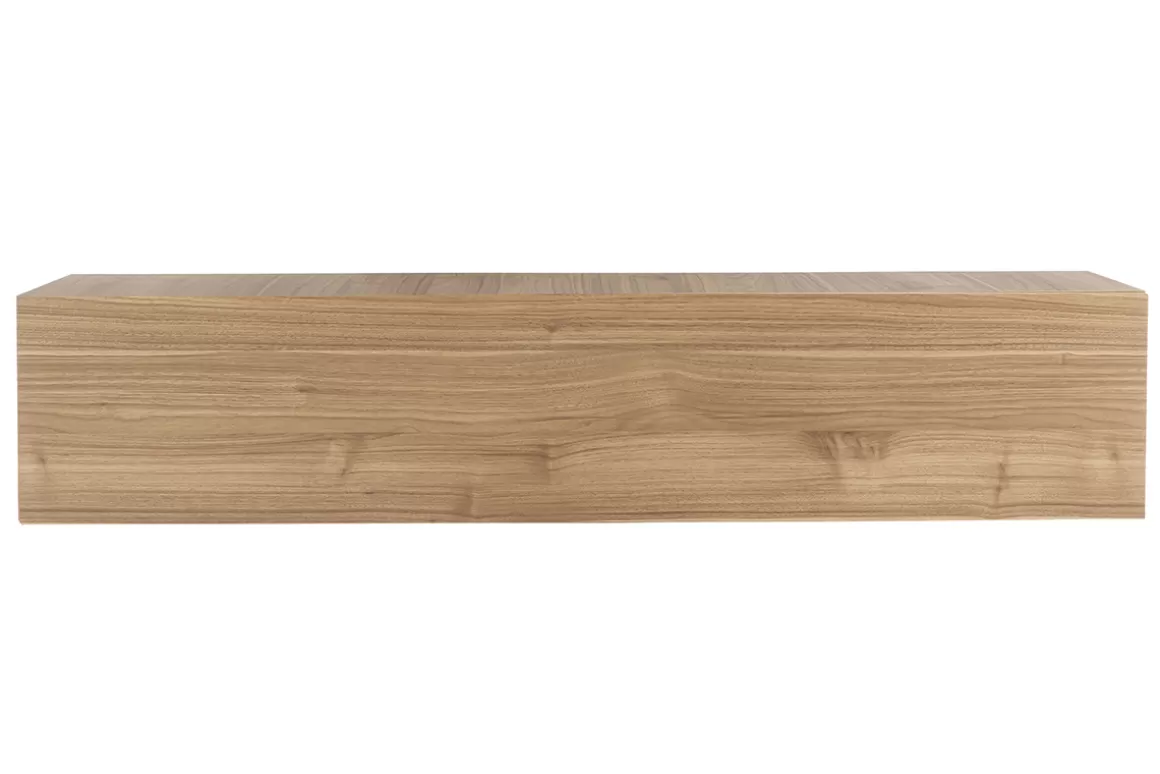 Miliboo TV-Wandelement horizontal helles Nussbaumholz ETERNEL
